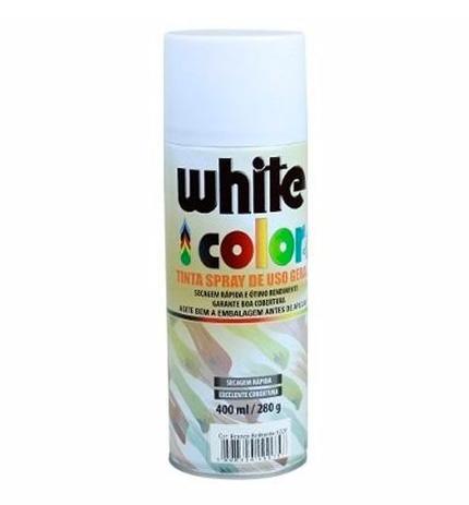 Tinta Spray White Color Branco Brilhante - Orbi quimica Menor preço em Tinta Spray White Color Branco Brilhante - Orbi quimica