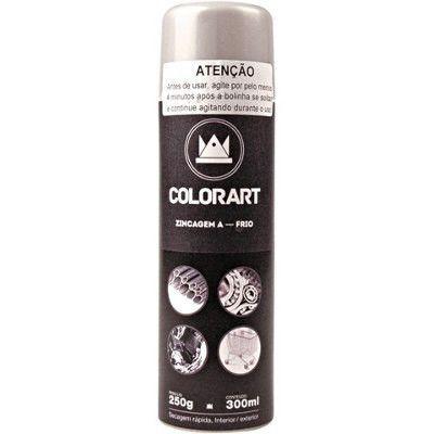 Tinta Spray Zincagem A Frio Colorart 300ml (Prata) Menor preço em Tinta Spray Zincagem A Frio Colorart 300ml (Prata)