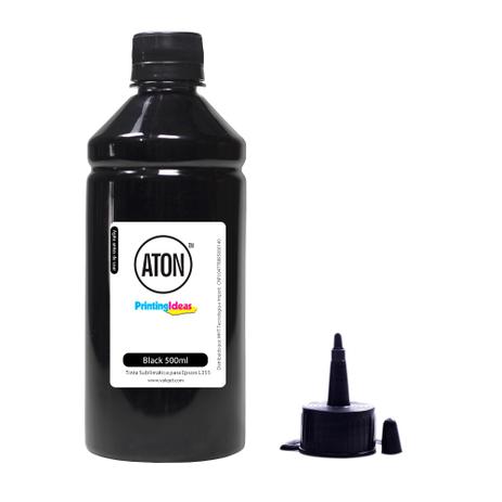 Tinta Sublimática Epson L200 L355 Bulk Ink Black 500ml Aton Menor preço em Tinta Sublimática Epson L200 L355 Bulk Ink Black 500ml Aton