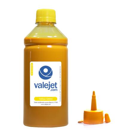Tinta Sublimática para Epson L1300 L-1300 Bulk Ink Yellow 500ml - Valejet Menor preço em Tinta Sublimática para Epson L1300 L-1300 Bulk Ink Yellow 500ml - Valejet