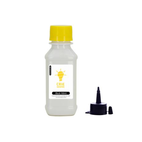 Tinta Sublimática para Epson L220 Premium Crie Sempre Black 100ml Menor preço em Tinta Sublimática para Epson L220 Premium Crie Sempre Black 100ml