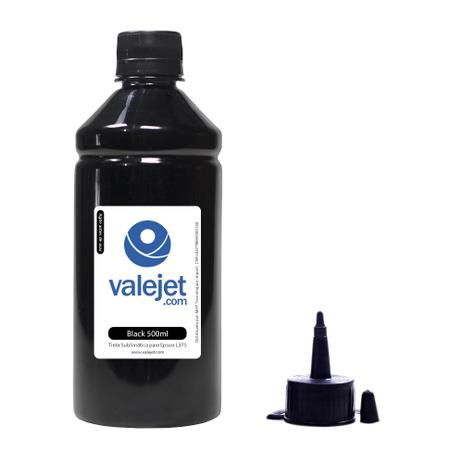 Tinta Sublimática para Epson L375 Bulk Ink Black 500ml - Valejet Menor preço em Tinta Sublimática para Epson L375 Bulk Ink Black 500ml - Valejet