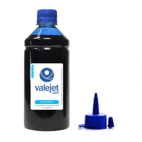 Tinta Sublimática para Epson L800 Bulk Ink Cyan 500ml - Valejet Menor preço em Tinta Sublimática para Epson L800 Bulk Ink Cyan 500ml - Valejet