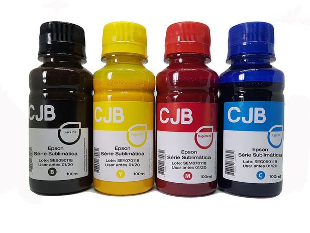Tinta Sublimática para impressora Epson 4x100ml - Colour jet brasil Menor preço em Tinta Sublimática para impressora Epson 4x100ml - Colour jet brasil