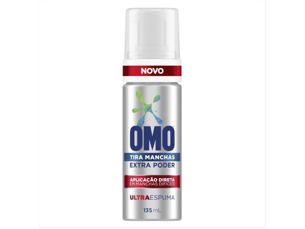 Tira Manchas Omo Ultra Espuma Líquido - 135ml Menor preço em Tira Manchas Omo Ultra Espuma Líquido - 135ml