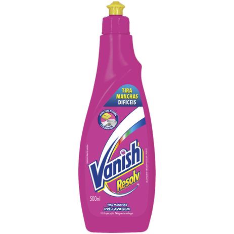 Tira Manchas Vanish Resolv 500ml Menor preço em Tira Manchas Vanish Resolv 500ml