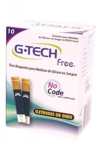 Tiras reagentes g-tech free 1 com 10 unidades - Accumed é boa?