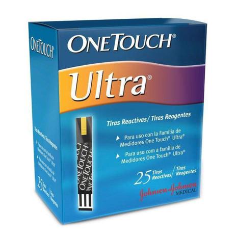 Tiras Reagentes OneTouch Utra 25 Unidades - Johnson johnson Menor preço em Tiras Reagentes OneTouch Utra 25 Unidades - Johnson johnson
