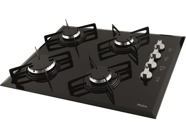 Cooktop 4 Bocas Philco Preto a Gás GLP - Chef é boa?