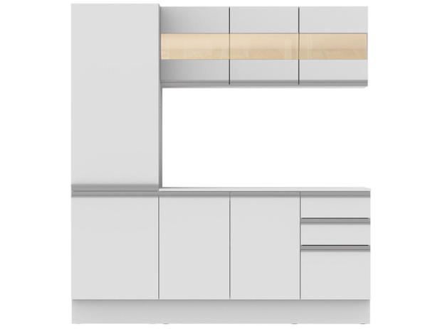 Cozinha Compacta Madesa Smart G200750909 - com Balcão 8 Portas 2 Gavetas MDF Menor preço em Cozinha Compacta Madesa Smart G200750909 - com Balcão 8 Portas 2 Gavetas MDF