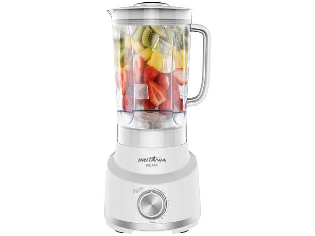 Liquidificador Britânia BLQ1400B Branco - 11 Velocidades 1400W Menor preço em Liquidificador Britânia BLQ1400B Branco - 11 Velocidades 1400W