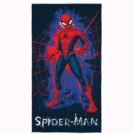Toalha Aveludada Spider Man 1 peça Azul-Marinho - Lepper Menor preço em Toalha Aveludada Spider Man 1 peça Azul-Marinho - Lepper