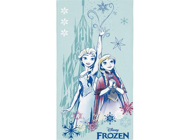 Toalha de banho aveludada estampada Frozen - Lepper Menor preço em Toalha de banho aveludada estampada Frozen - Lepper