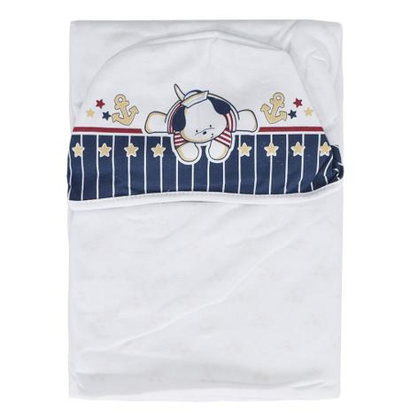 Toalha de Banho com Capuz Navy Azul - Colibri Menor preço em Toalha de Banho com Capuz Navy Azul - Colibri