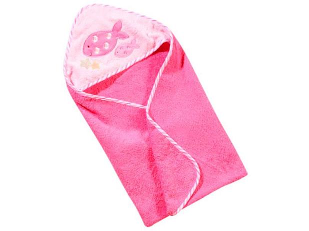 Toalha de Banho Infantil Aveludada Clingo - C0101 100% Algodão Rosa