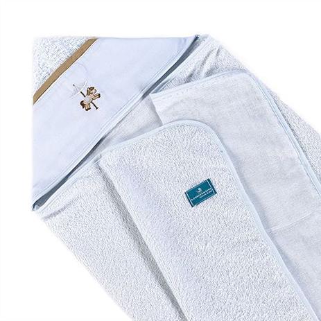 Toalha De Banho Para Bebe Com Capuz 100 Algodão - Carrossel Branco - A.constantini Menor preço em Toalha De Banho Para Bebe Com Capuz 100 Algodão - Carrossel Branco - A.constantini