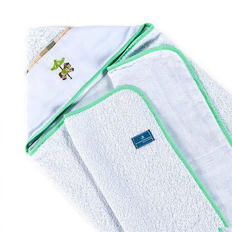 Toalha De Banho Para Bebe Com Capuz 100 Algodão - Carrossel Verde - A.constantini Menor preço em Toalha De Banho Para Bebe Com Capuz 100 Algodão - Carrossel Verde - A.constantini