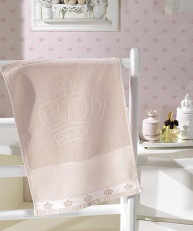 Toalha de Lavabo para Bordar Dohler Baby Classic Velour Coroinhas Bege é boa?