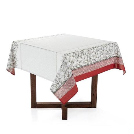 Toalha de Mesa 4 Lugares Quadrada Orientali - Karsten Menor preço em Toalha de Mesa 4 Lugares Quadrada Orientali - Karsten