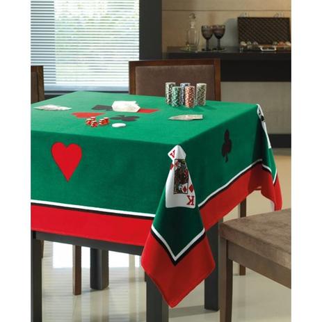 Toalha de Mesa Aveludada Para Jogos Baralho Döhler Menor preço em Toalha de Mesa Aveludada Para Jogos Baralho Döhler