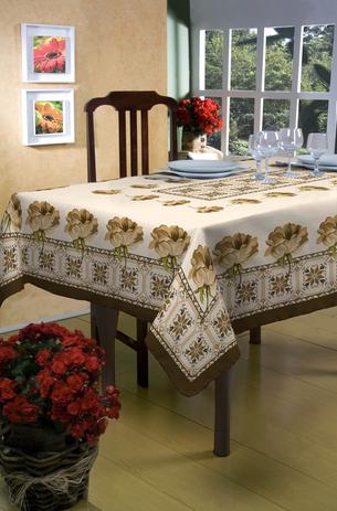 Toalha De Mesa Classic Retangular 1,40 X 2,10 Camélia Raner Menor preço em Toalha De Mesa Classic Retangular 1,40 X 2,10 Camélia Raner