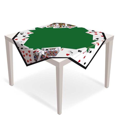 Toalha de Mesa Descartável Convidados Cassino 05 unidades Cromus - Festabox Menor preço em Toalha de Mesa Descartável Convidados Cassino 05 unidades Cromus - Festabox