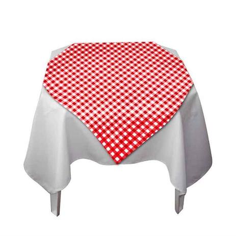 Toalha de Mesa Descartável Xadrez Vermelha 10 unidades Camp Festas Menor preço em Toalha de Mesa Descartável Xadrez Vermelha 10 unidades Camp Festas