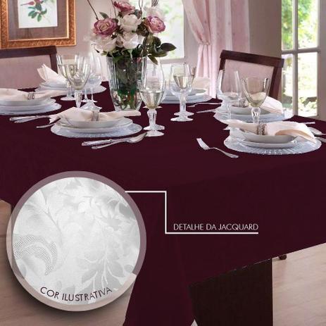 Toalha de mesa Jacquard 6 Lugares Admirare Menor preço em Toalha de mesa Jacquard 6 Lugares Admirare