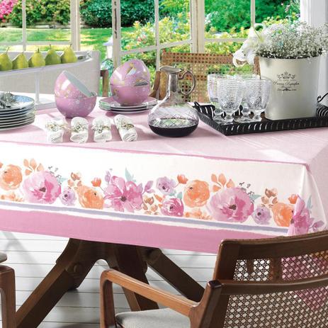 Toalha de Mesa Karsten Florata 78cmx78cm - Dia a Dia Menor preço em Toalha de Mesa Karsten Florata 78cmx78cm - Dia a Dia