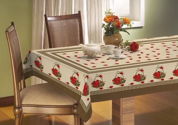 Toalha de Mesa Linhão Quadrada 1,45m x 1,45m - Cesta Rosas - Ione enxovais Menor preço em Toalha de Mesa Linhão Quadrada 1,45m x 1,45m - Cesta Rosas - Ione enxovais