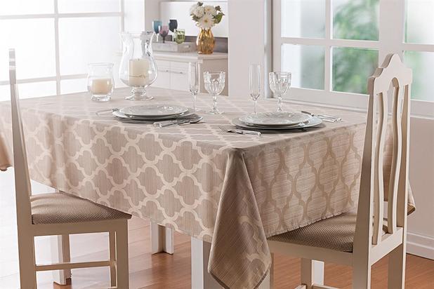 Toalha de mesa nepal 1,80 x 3,20 / niazitex Menor preço em Toalha de mesa nepal 1,80 x 3,20 / niazitex