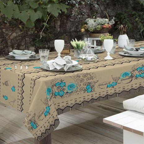 Toalha de Mesa PanoSul Linhão Retangular Estampada Prato - Pano Sul Menor preço em Toalha de Mesa PanoSul Linhão Retangular Estampada Prato - Pano Sul