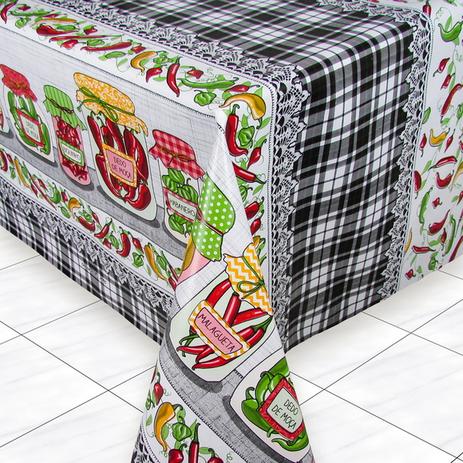 Toalha de Mesa Plástica Térmica 1,40m x 2,00m Peppers - Home fernandes Menor preço em Toalha de Mesa Plástica Térmica 1,40m x 2,00m Peppers - Home fernandes