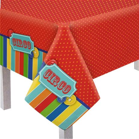 Toalha de Mesa Principal Descartável Circo Cromus Menor preço em Toalha de Mesa Principal Descartável Circo Cromus