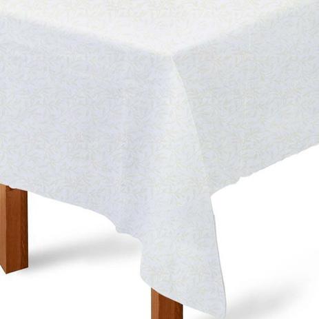 Toalha de Mesa Redonda 160cm Jacquard Folhas - Camesa é boa?