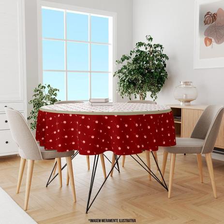 Toalha de Mesa Redonda para 4 Lugares Multi Cerejas 1.45m - Love Decor é boa?