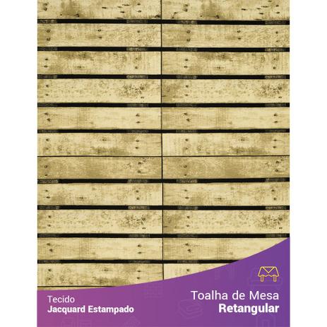 Toalha de Mesa Retangular em Tecido Jacquard Estampado Pallet Menor preço em Toalha de Mesa Retangular em Tecido Jacquard Estampado Pallet