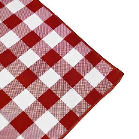 Toalha de Mesa Retangular em Tecido Xadrez Vermelho e Branco 2,20m - Festabox Menor preço em Toalha de Mesa Retangular em Tecido Xadrez Vermelho e Branco 2,20m - Festabox
