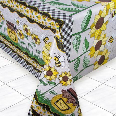 Toalha De Mesa Retangular Plástica 1,40 3,00 Girassol - Capricho Menor preço em Toalha De Mesa Retangular Plástica 1,40 3,00 Girassol - Capricho