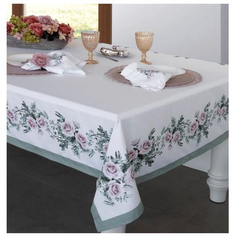 Toalha De Mesa Rosen Retangular Linha K 150X270cm - Kacyumara Menor preço em Toalha De Mesa Rosen Retangular Linha K 150X270cm - Kacyumara