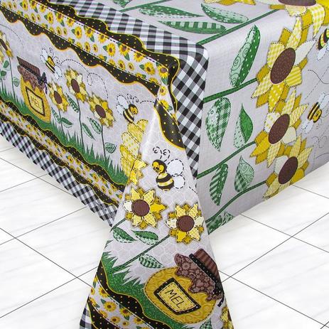 Toalha de Mesa Térmica Estampada Girassol Abelha 2,50 x 1,40 para Mesa de 8 Lugares - Eddi Cortinas é boa?