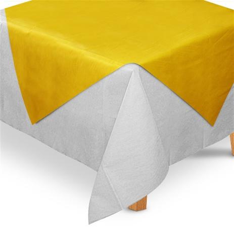 Toalha de Mesa TNT Cobre Mancha Amarela 5 unidades - Festabox Menor preço em Toalha de Mesa TNT Cobre Mancha Amarela 5 unidades - Festabox