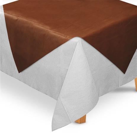 Toalha de Mesa TNT Cobre Mancha Marrom 5 unidades - Festabox Menor preço em Toalha de Mesa TNT Cobre Mancha Marrom 5 unidades - Festabox