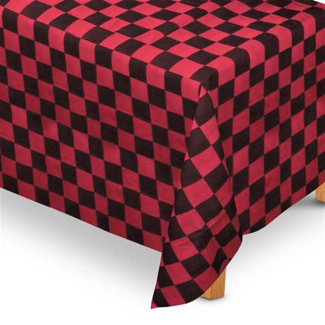 Toalha de Mesa Tnt Quadriculada Vermelho e Preto - Festabox Menor preço em Toalha de Mesa Tnt Quadriculada Vermelho e Preto - Festabox
