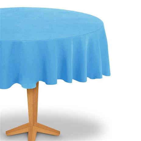 Toalha de Mesa TNT Redonda Azul Claro Fascinação Menor preço em Toalha de Mesa TNT Redonda Azul Claro Fascinação