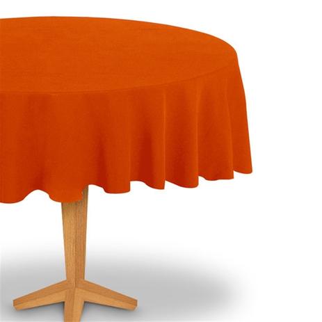 Toalha de Mesa TNT Redonda Laranja - Festabox Menor preço em Toalha de Mesa TNT Redonda Laranja - Festabox