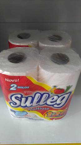 Toalha de Papel Folha Dupla Sulleg 19x21cm 120 Folhas (4 Rolos c/ 60 Fls. cada). Ultra absorção. Menor preço em Toalha de Papel Folha Dupla Sulleg 19x21cm 120 Folhas (4 Rolos c/ 60 Fls. cada). Ultra absorção.