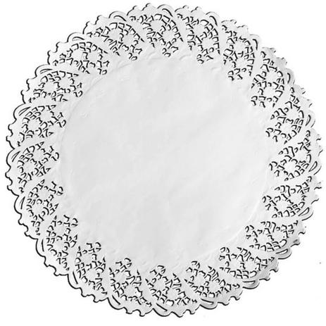 Toalha de Papel Rendada 13 cm 24 unidades - Festabox Menor preço em Toalha de Papel Rendada 13 cm 24 unidades - Festabox