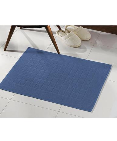 Toalha de Piso Felpudo Dohler Royal 45cm x 70cm Liso Azul Menor preço em Toalha de Piso Felpudo Dohler Royal 45cm x 70cm Liso Azul