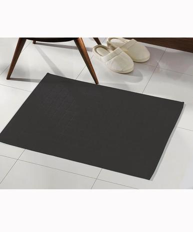 Toalha de Piso Felpudo Dohler Royal 45cm x 70cm Liso Preto Menor preço em Toalha de Piso Felpudo Dohler Royal 45cm x 70cm Liso Preto